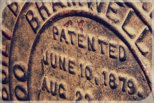 Patent plate from 1879